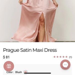Prague Satin Maxi Dress from Baltic Born - NYT! Size L.